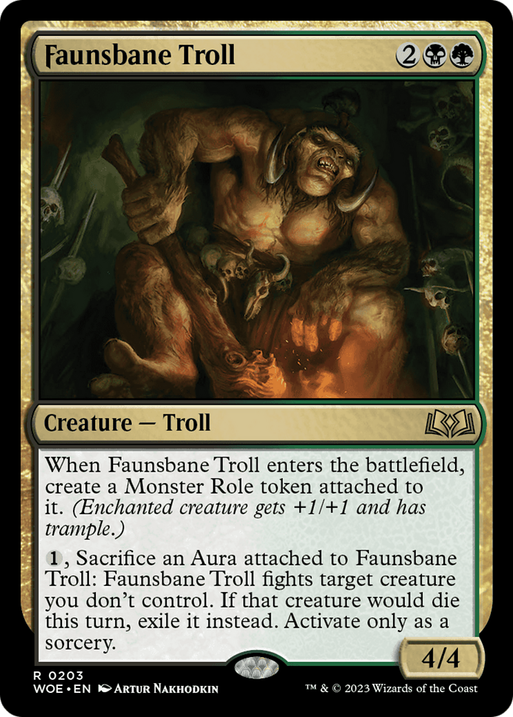 Faunsbane Troll [Wilds of Eldraine] | Clutch Gaming