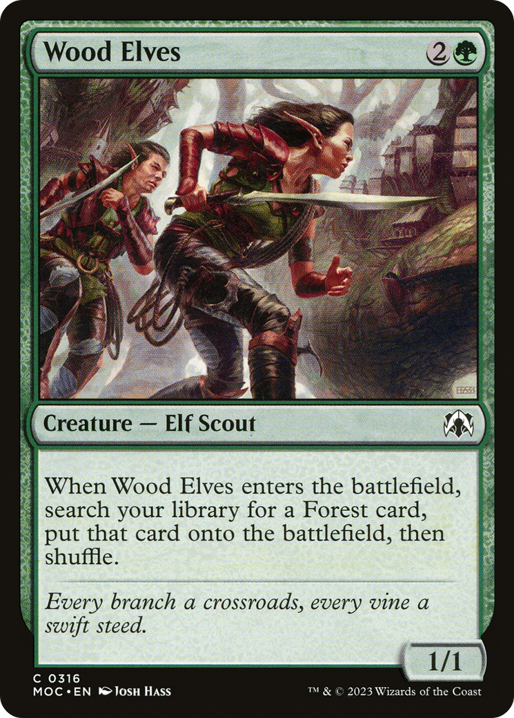 Wood Elves [March of the Machine Commander] | Clutch Gaming