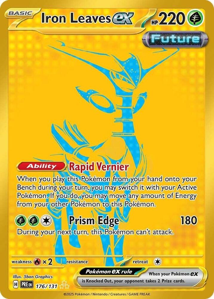 Iron Leaves ex (176/131) [Scarlet & Violet: Prismatic Evolutions] | Clutch Gaming