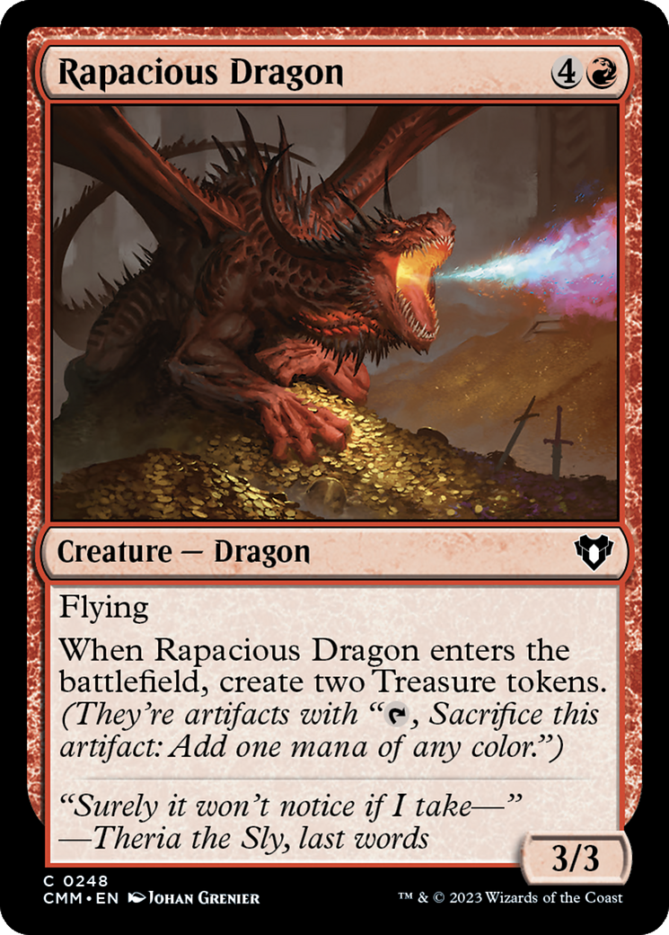 Rapacious Dragon [Commander Masters] | Clutch Gaming