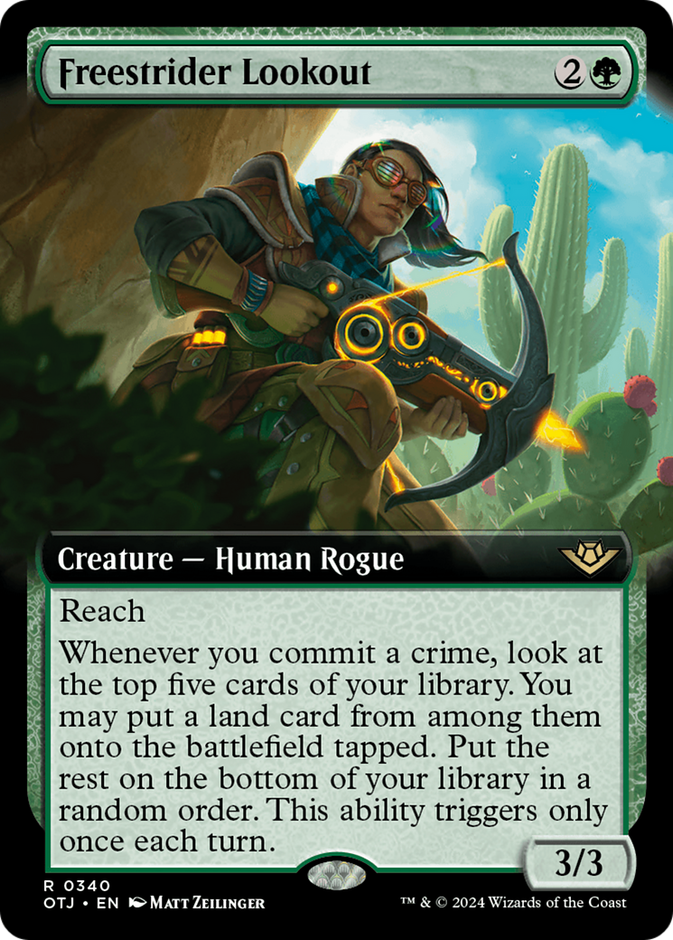 Freestrider Lookout (Extended Art) [Outlaws of Thunder Junction] | Clutch Gaming