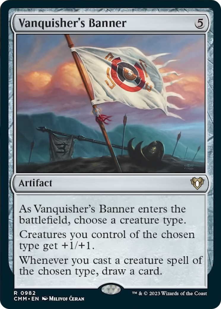 Vanquisher's Banner [Commander Masters] | Clutch Gaming