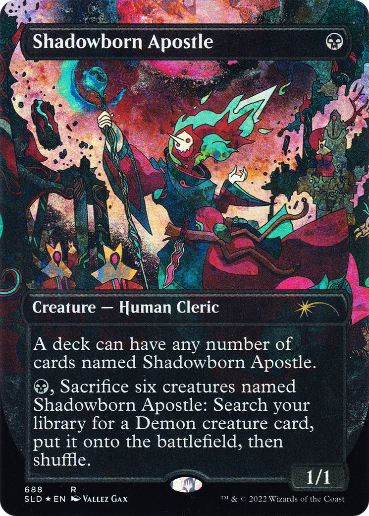 Shadowborn Apostle (688) (Borderless) [Secret Lair Drop Promos] | Clutch Gaming