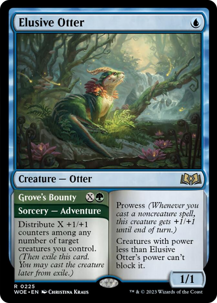 Elusive Otter // Grove's Bounty [Wilds of Eldraine] | Clutch Gaming