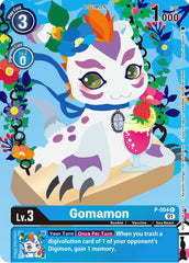 Gomamon [P-004] (Tamer's Card Set 2 Floral Fun) [Promotional Cards] | Clutch Gaming