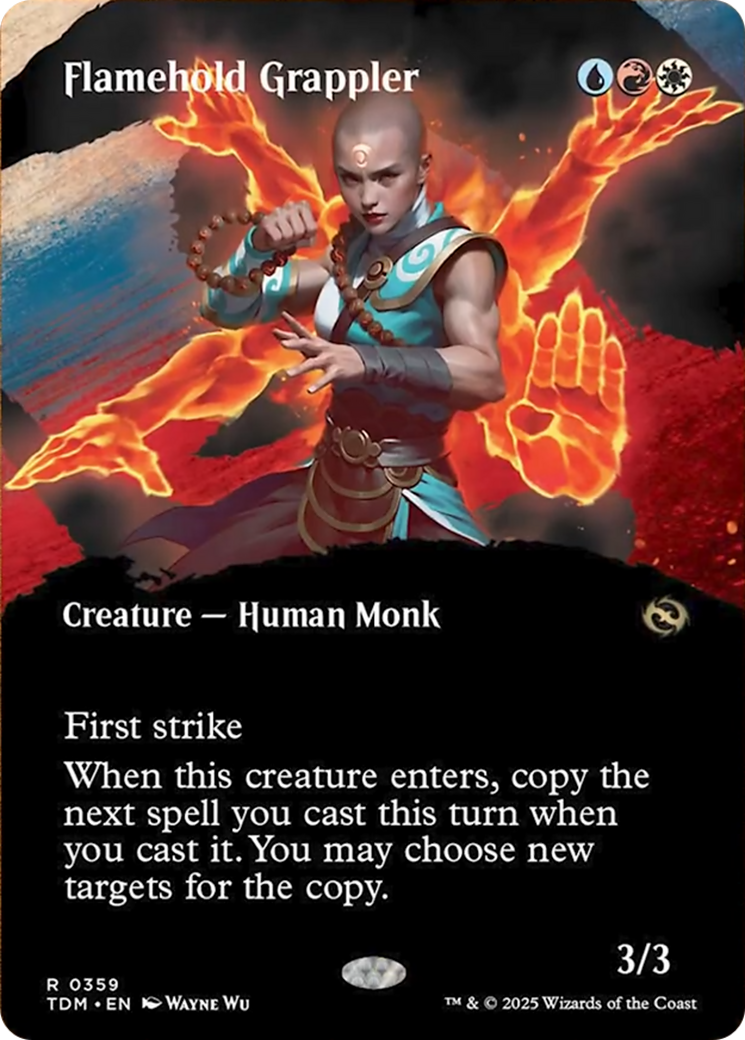 Flamehold Grappler (Borderless) [Tarkir: Dragonstorm] | Clutch Gaming