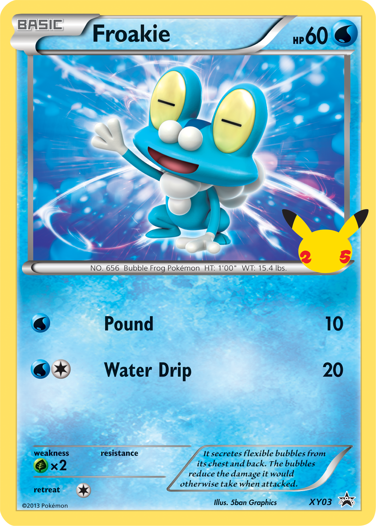 Froakie (XY03) (Jumbo Card) [First Partner Pack] | Clutch Gaming