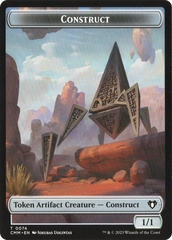 Thopter // Construct (0074) Double-Sided Token [Commander Masters Tokens] | Clutch Gaming