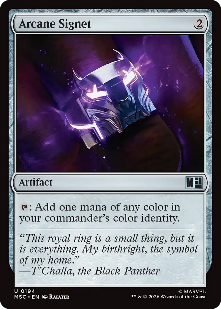 Arcane Signet (0194) [Marvel Super Heroes Commander] | Clutch Gaming