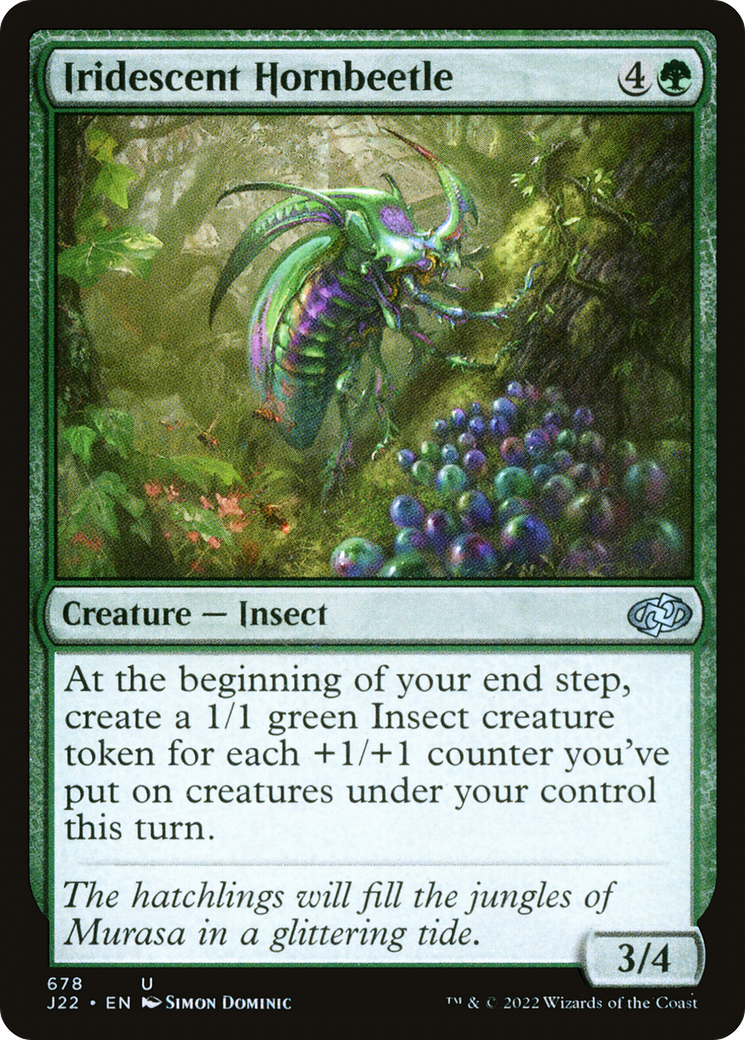 Iridescent Hornbeetle [Jumpstart 2022] | Clutch Gaming