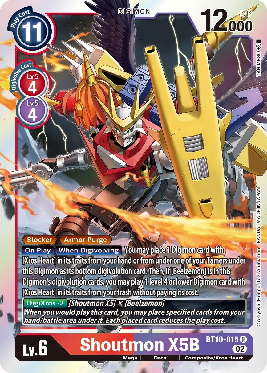 Shoutmon X5B [BT10-015] [Xros Encounter] | Clutch Gaming