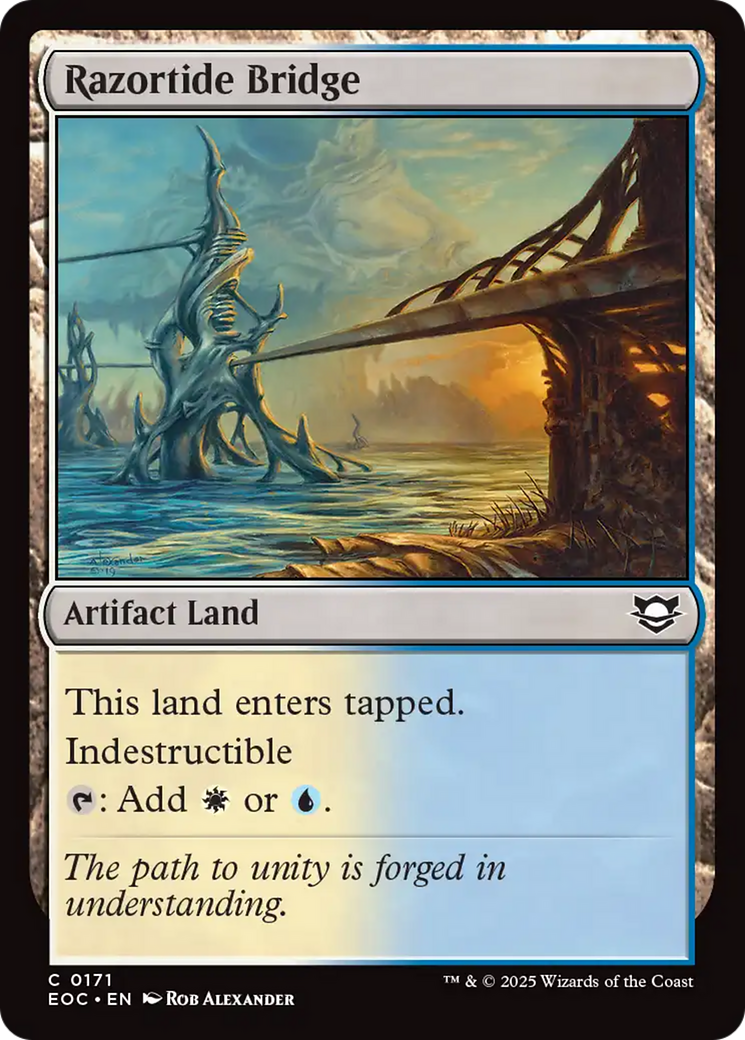 Razortide Bridge [Edge of Eternities Commander] | Clutch Gaming