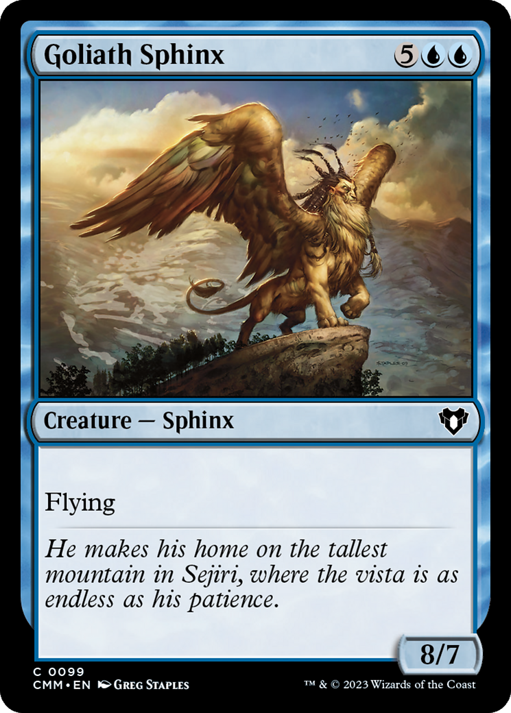 Goliath Sphinx [Commander Masters] | Clutch Gaming