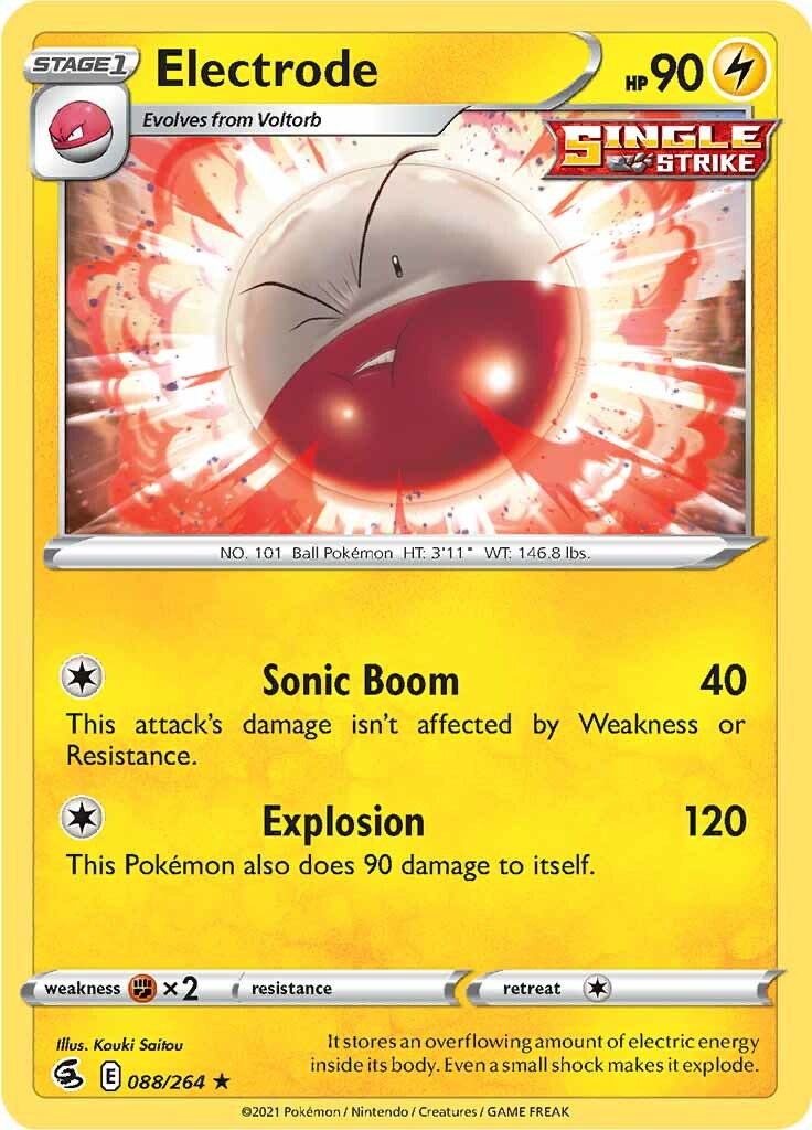 Electrode (088/264) [Sword & Shield: Fusion Strike] | Clutch Gaming