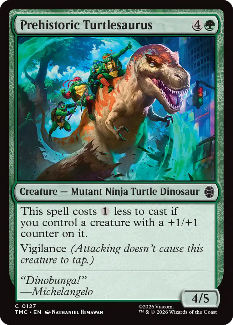 Prehistoric Turtlesaurus [Teenage Mutant Ninja Turtles Commander] | Clutch Gaming