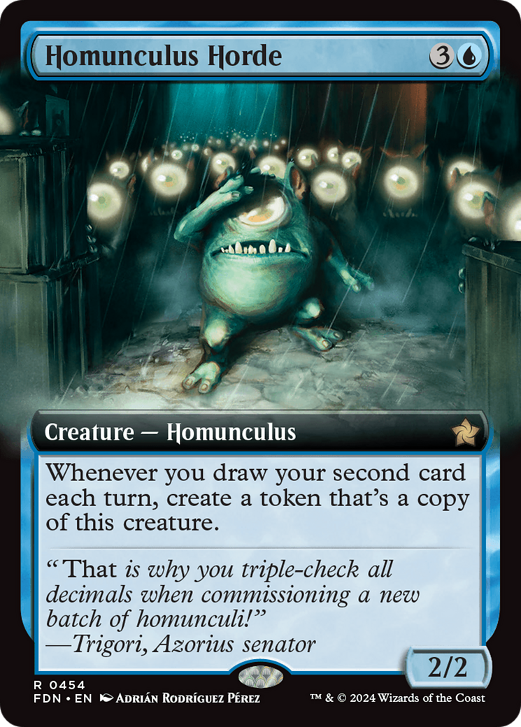 Homunculus Horde (Extended Art) [Foundations] | Clutch Gaming