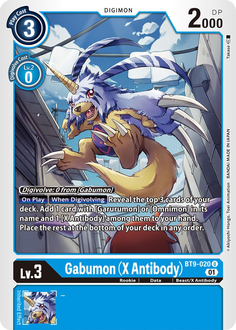 Gabumon (X Antibody) [BT9-020] [X Record] | Clutch Gaming