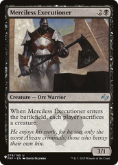 Merciless Executioner [The List Reprints] | Clutch Gaming