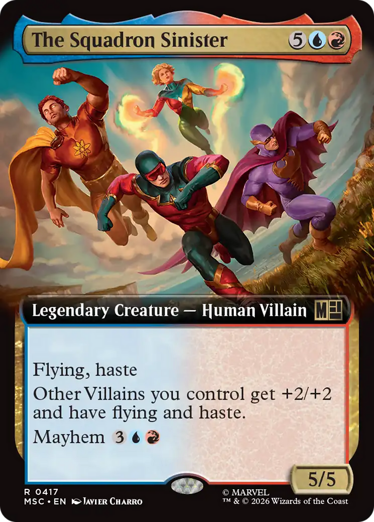 The Squadron Sinister (Extended Art) [Marvel Super Heroes Commander] | Clutch Gaming