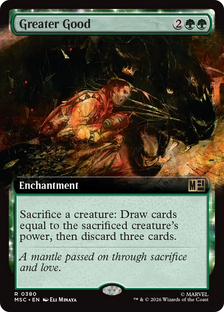 Greater Good (Extended Art) [Marvel Super Heroes Commander] | Clutch Gaming