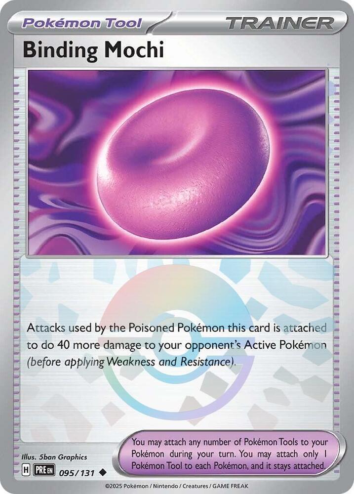 Binding Mochi (095/131) (Poke Ball Pattern) [Scarlet & Violet: Prismatic Evolutions] | Clutch Gaming