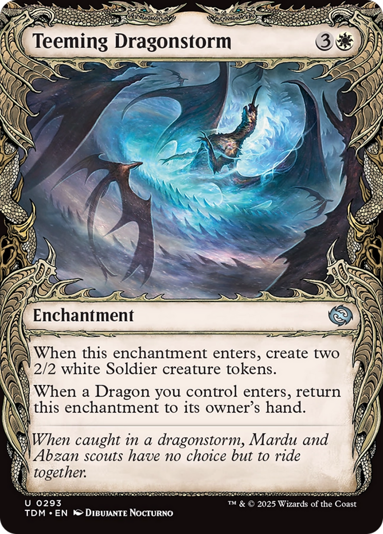 Teeming Dragonstorm (Showcase) [Tarkir: Dragonstorm] | Clutch Gaming