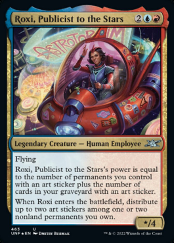 Roxi, Publicist to the Stars (Galaxy Foil) [Unfinity] | Clutch Gaming