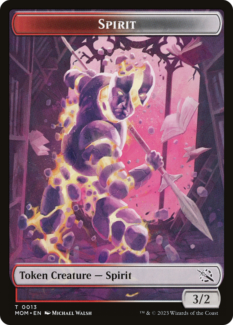 Elemental (09) // Spirit (13) Double-Sided Token [March of the Machine Tokens] | Clutch Gaming