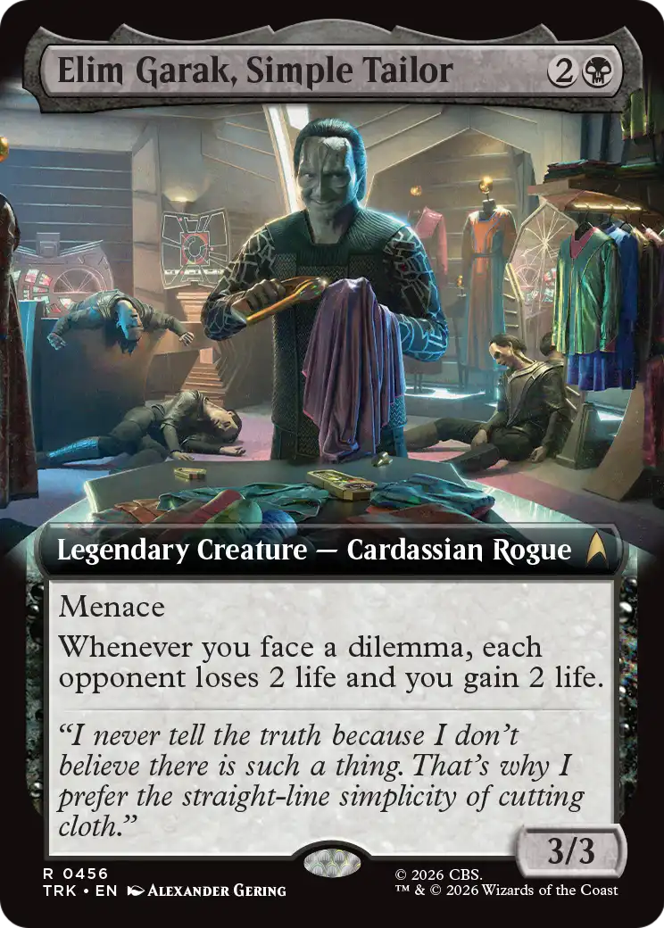 Elim Garak, Simple Tailor (Extended Art) [Star Trek] | Clutch Gaming