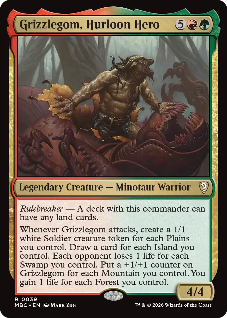 Grizzlegom, Hurloon Hero [Mystery Booster: Commander Edition] | Clutch Gaming