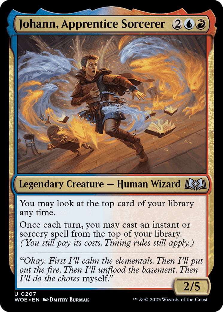 Johann, Apprentice Sorcerer [Wilds of Eldraine] | Clutch Gaming