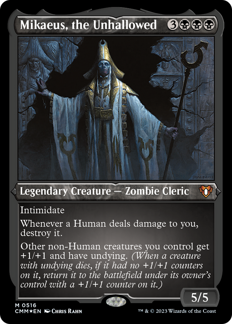 Mikaeus, the Unhallowed (Foil Etched) [Commander Masters] | Clutch Gaming