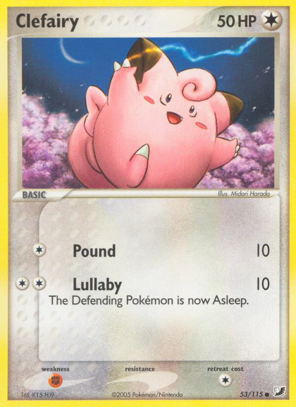 Clefairy (53/115) [EX: Unseen Forces] | Clutch Gaming