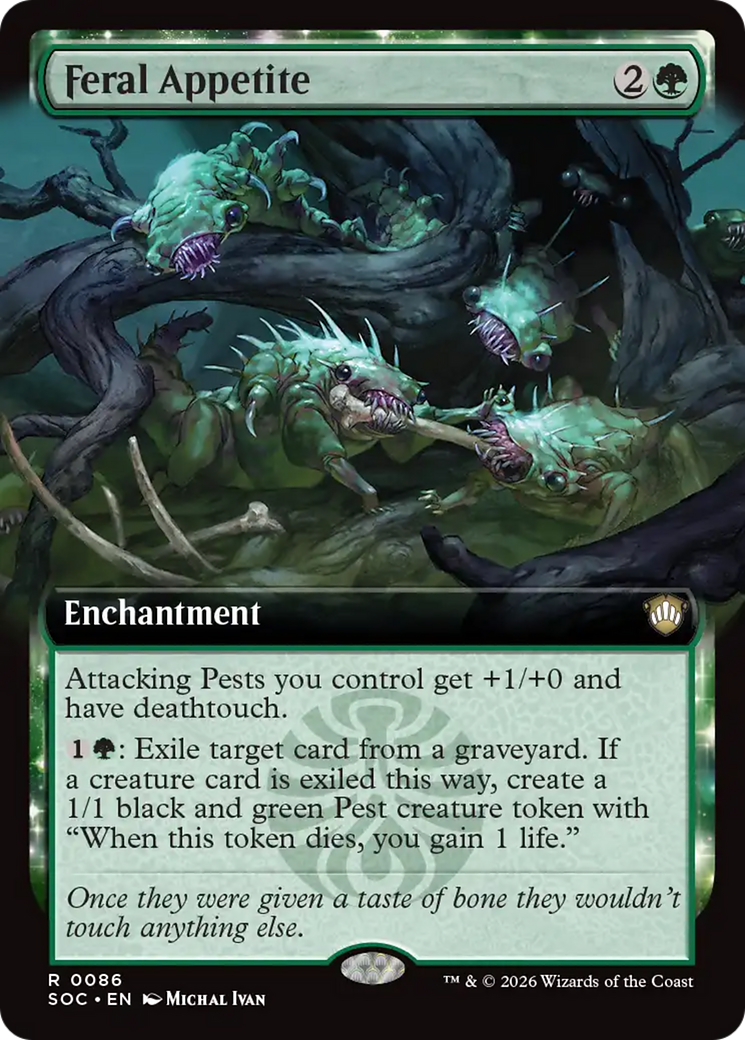 Feral Appetite (Extended Art) [Secrets of Strixhaven Commander] | Clutch Gaming