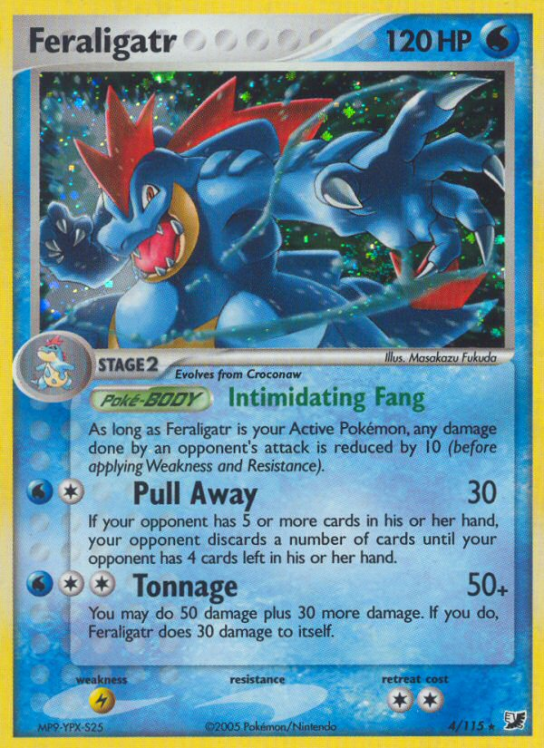 Feraligatr (4/115) [EX: Unseen Forces] | Clutch Gaming