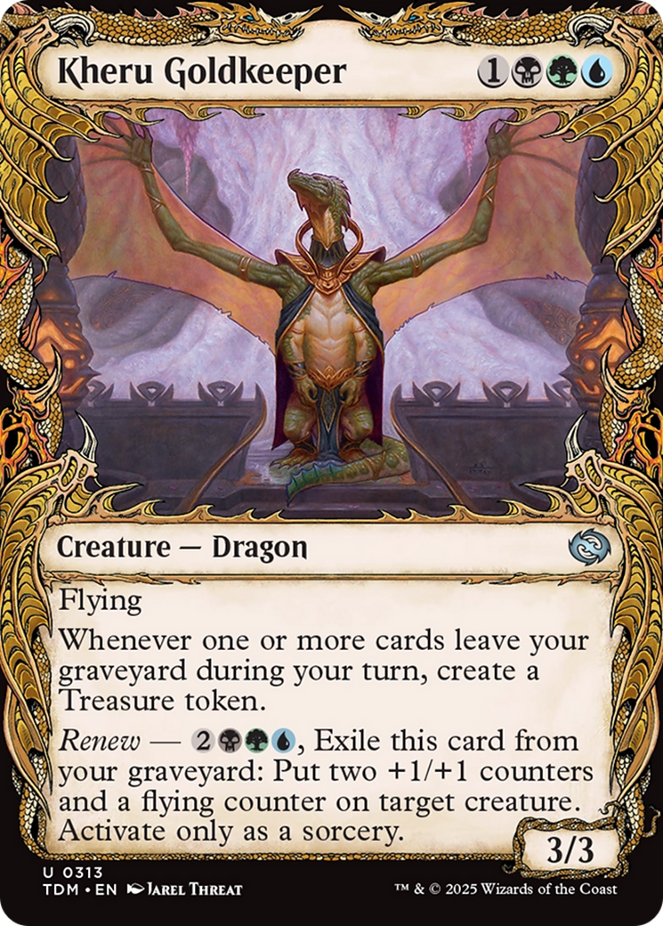 Kheru Goldkeeper (Showcase) [Tarkir: Dragonstorm] | Clutch Gaming