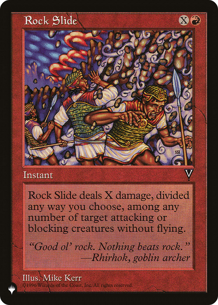 Rock Slide [The List Reprints] | Clutch Gaming