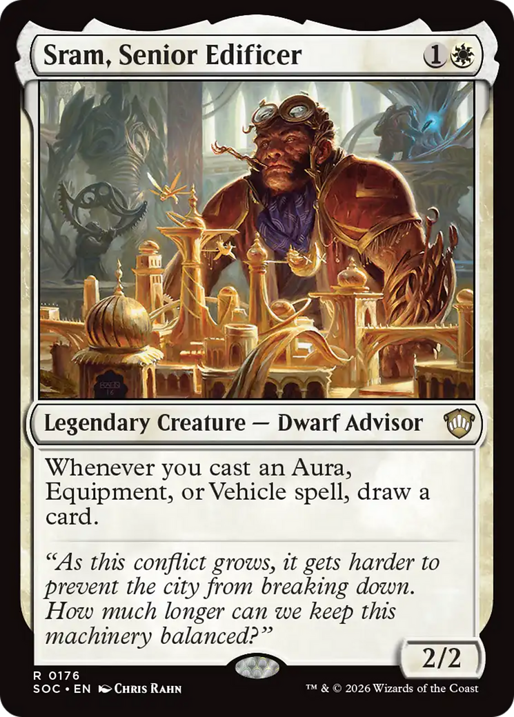 Sram, Senior Edificer [Secrets of Strixhaven Commander] | Clutch Gaming