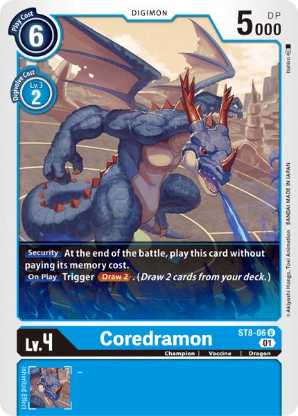 Coredramon [ST8-06] [Starter Deck: Ulforce Veedramon] | Clutch Gaming