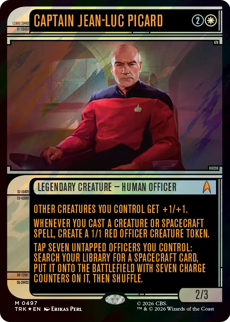 Captain Jean-Luc Picard (Showcase) (Surge Foil) [Star Trek] | Clutch Gaming