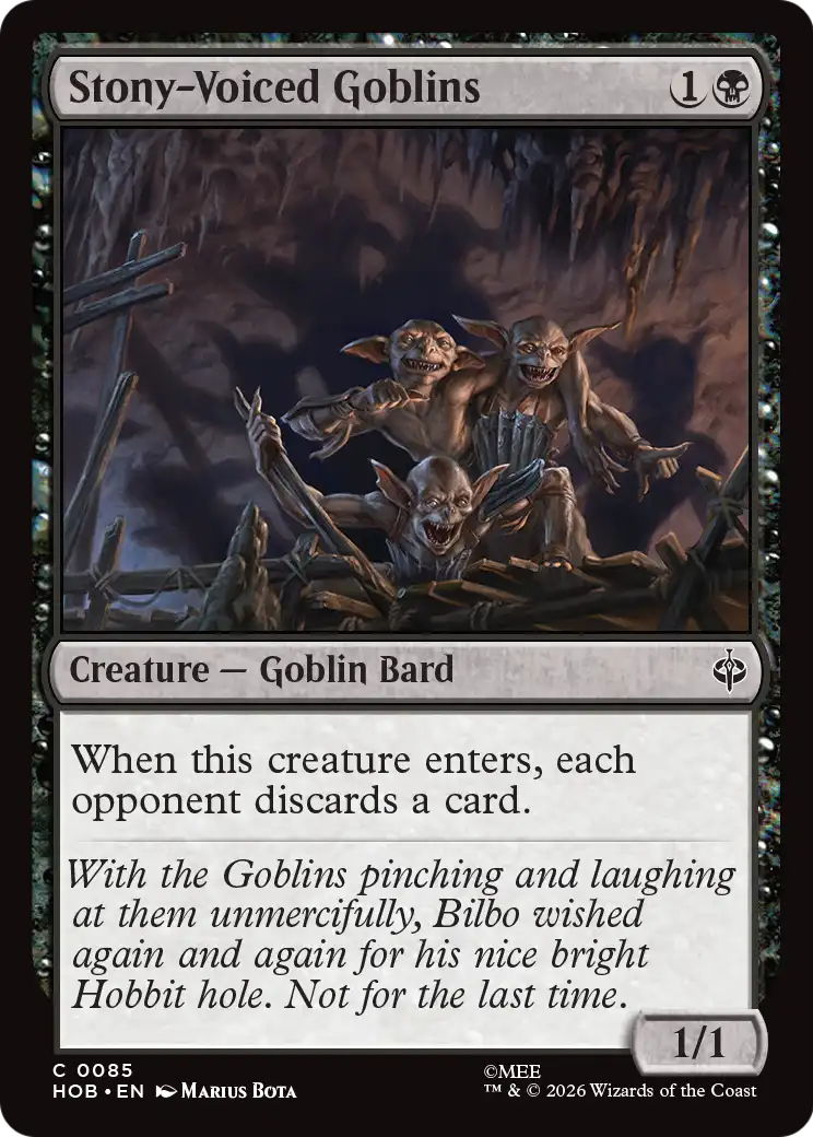 Stony-Voiced Goblins [The Hobbit] | Clutch Gaming