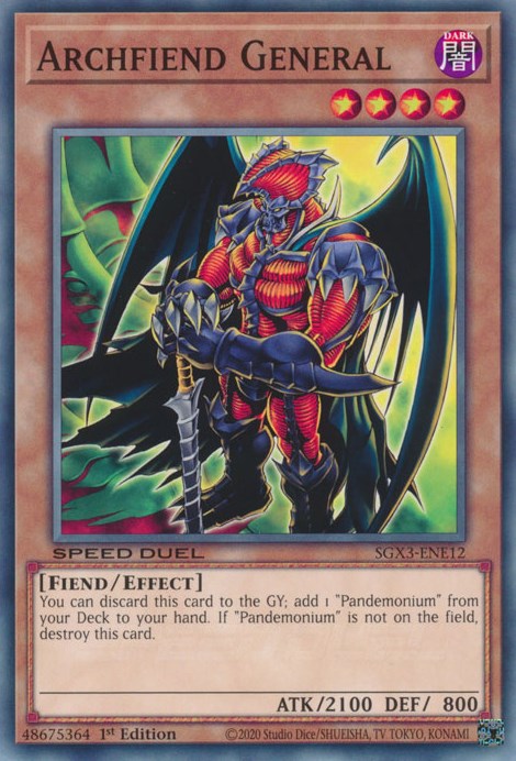 Archfiend General [SGX3-ENE12] Common | Clutch Gaming