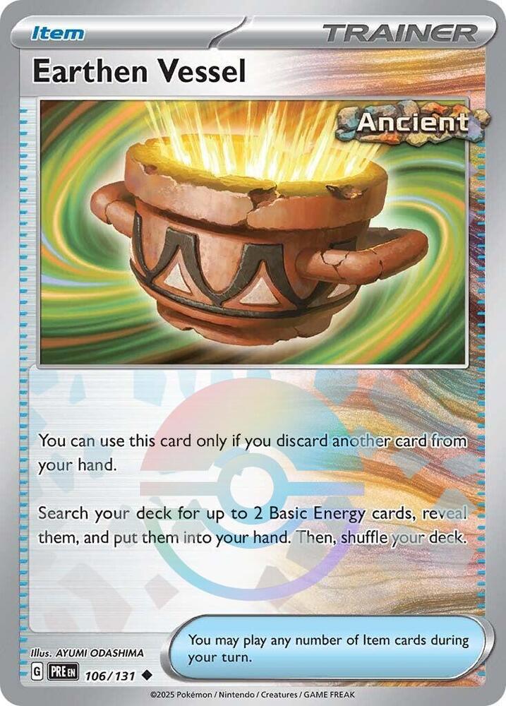 Earthen Vessel (106/131) (Poke Ball Pattern) [Scarlet & Violet: Prismatic Evolutions] | Clutch Gaming