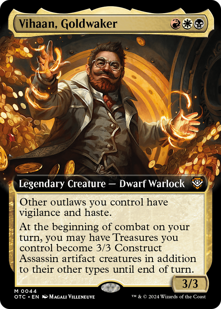 Vihaan, Goldwaker (Extended Art) [Outlaws of Thunder Junction Commander] | Clutch Gaming