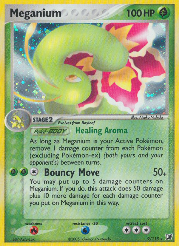 Meganium (9/115) [EX: Unseen Forces] | Clutch Gaming