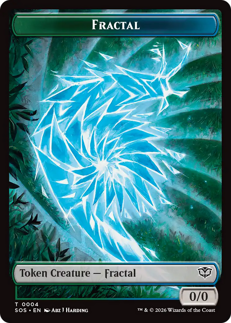 Thopter // Fractal (0004) Double-Sided Token [Secrets of Strixhaven Commander Tokens] | Clutch Gaming