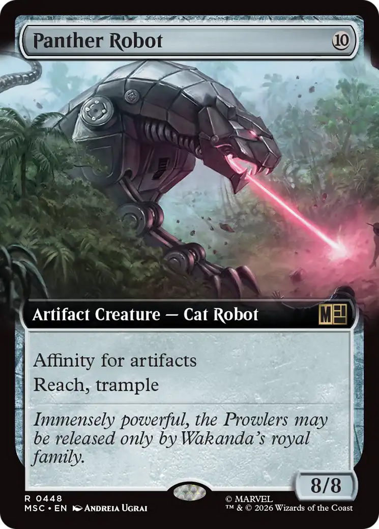 Panther Robot (Extended Art) [Marvel Super Heroes Commander] | Clutch Gaming