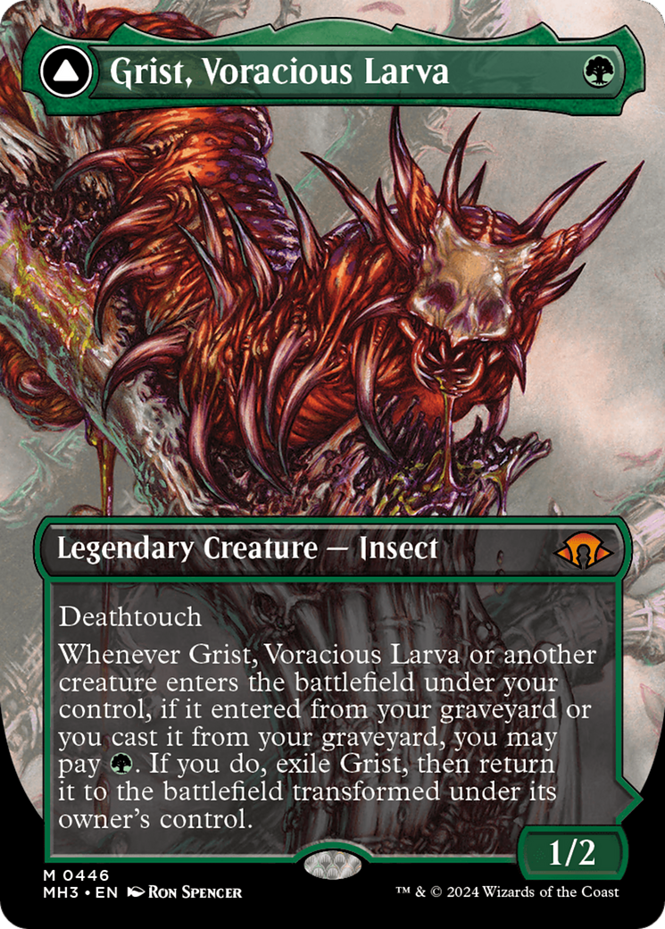 Grist, Voracious Larva // Grist, the Plague Swarm (Borderless) [Modern Horizons 3] | Clutch Gaming