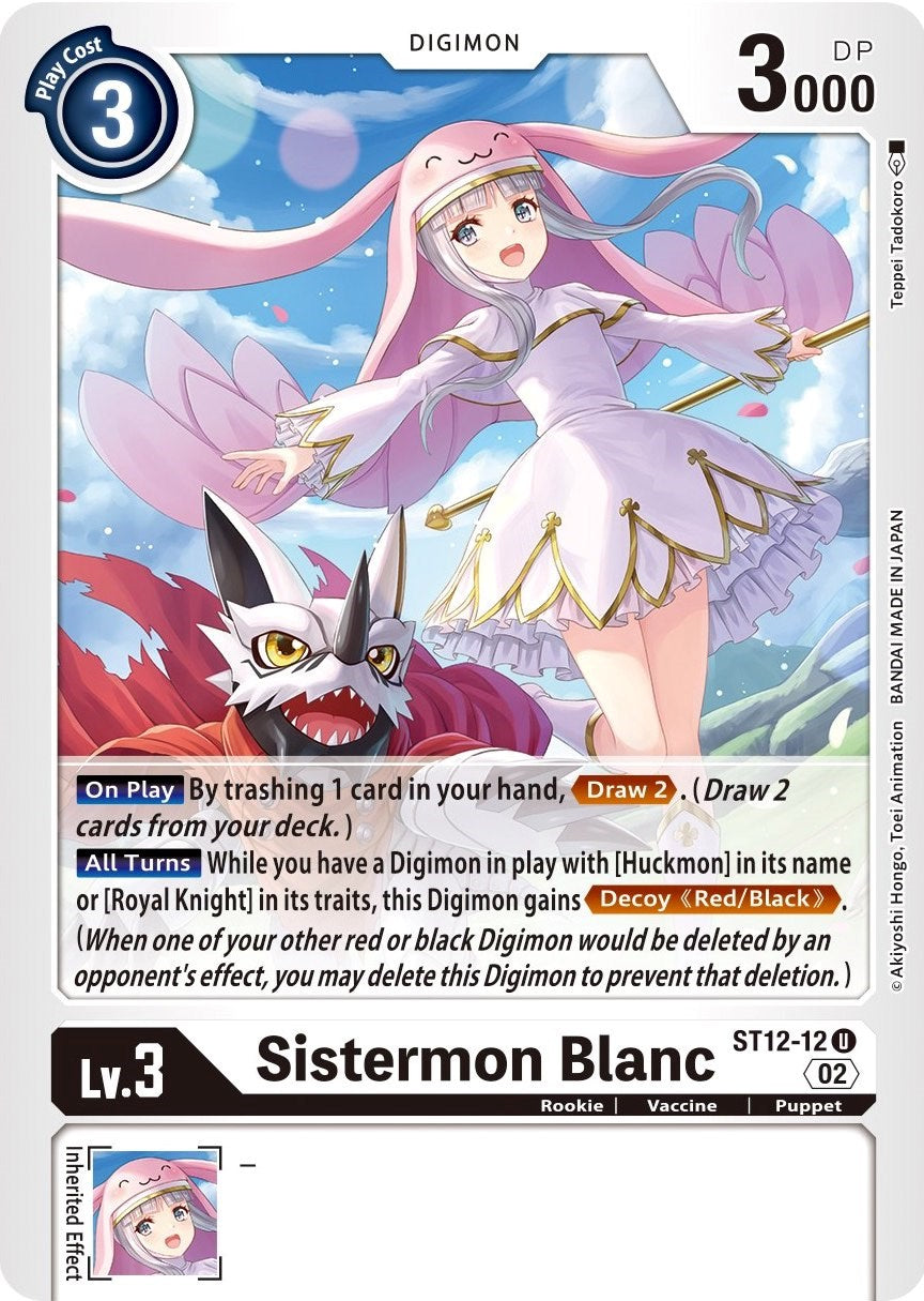 Sistermon Blanc [ST12-12] [Starter Deck: Jesmon] | Clutch Gaming