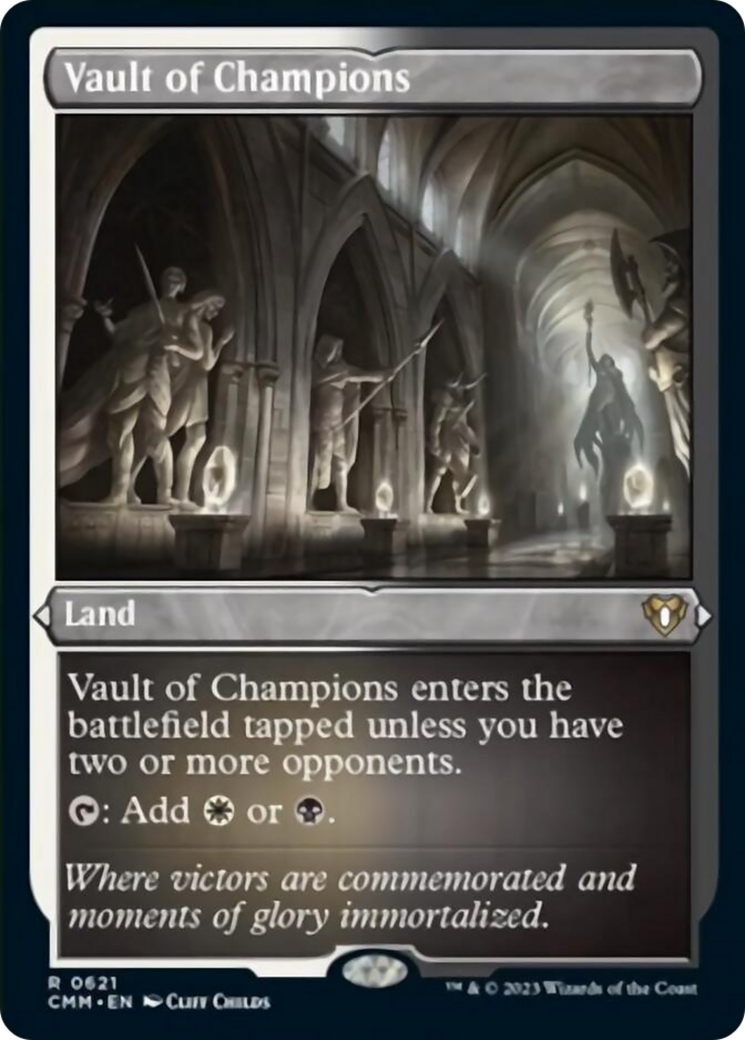 Vault of Champions (Foil Etched) [Commander Masters] | Clutch Gaming